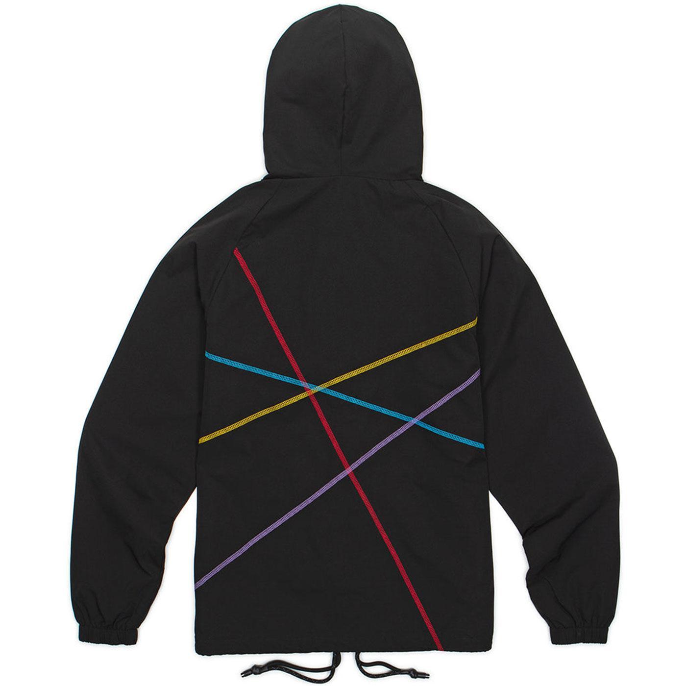 Show and Prove Windbreaker (Black) Rear | Cookies Clothing