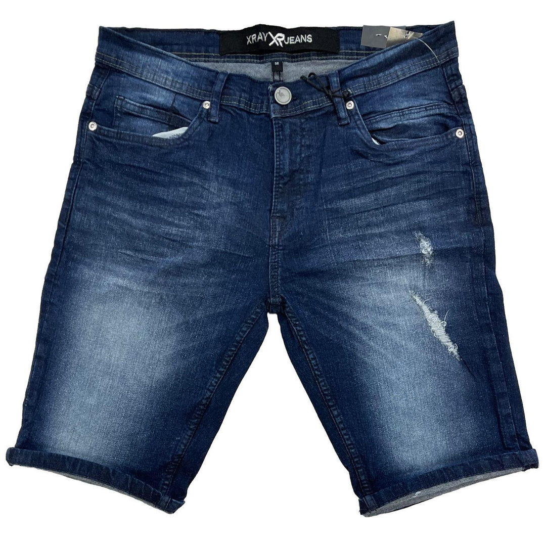 Dark Blue Vintage Denim Shorts | Kickback Jeans