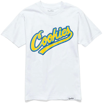 Puttin' In Work Logo 2 Tee (White/Yellow) | Cookies Clothing