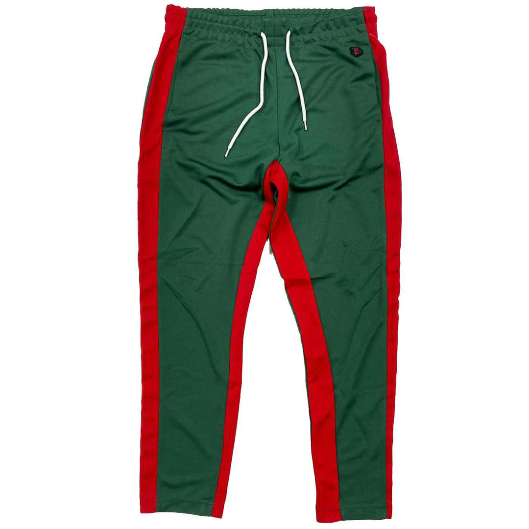 Skinny Track Pants (Green/Red)