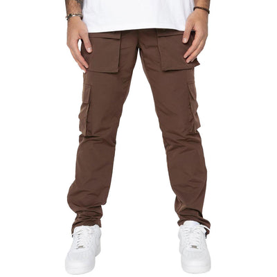 Snap Cargo Pants (Brown) | EPTM