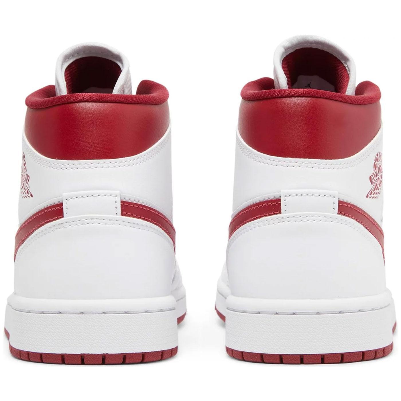 Wmns Air Jordan 1 Mid 'White Pomegranate