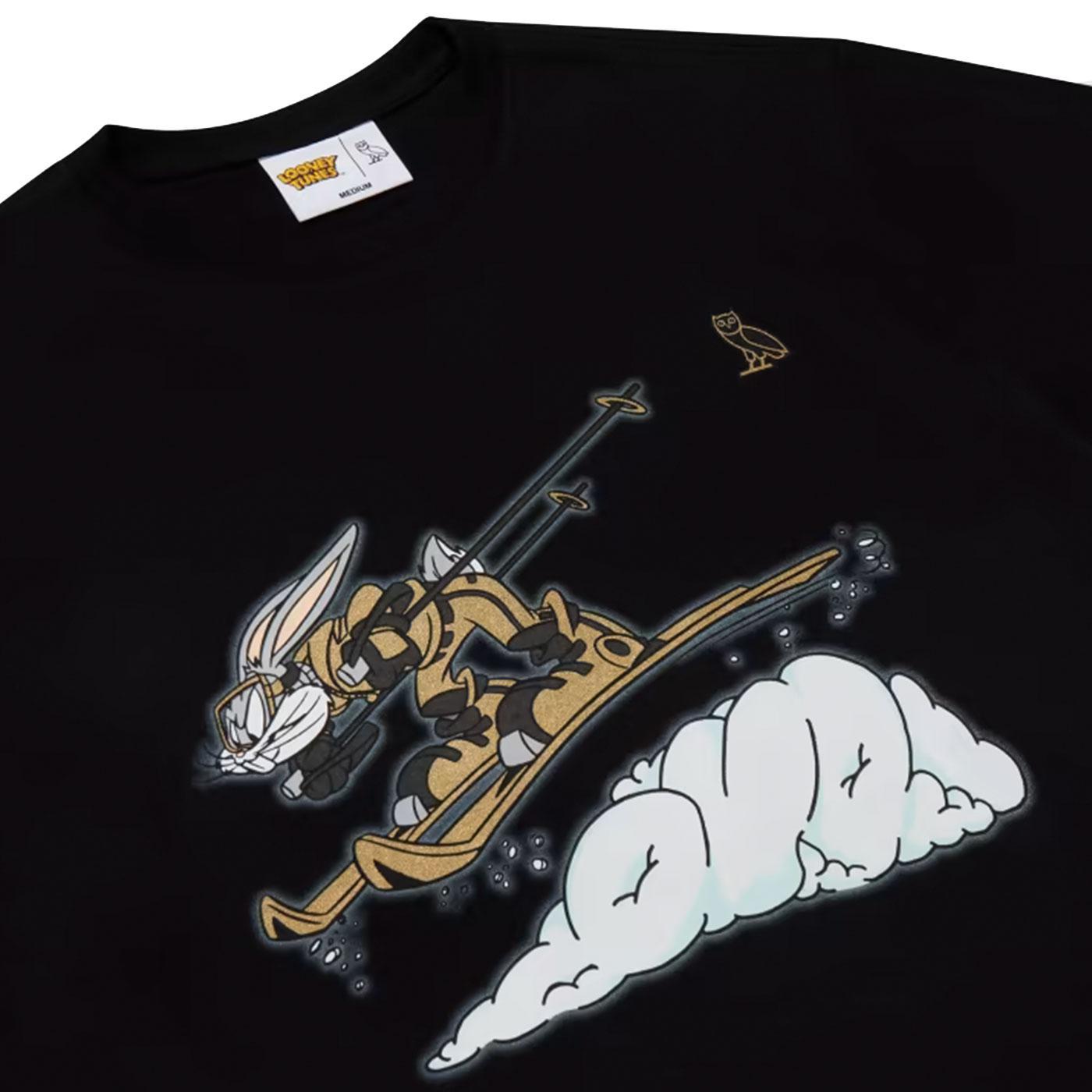 Looney Tunes™ x OVO® Bugs Bunny Ski T-Shirt (Black) Detail