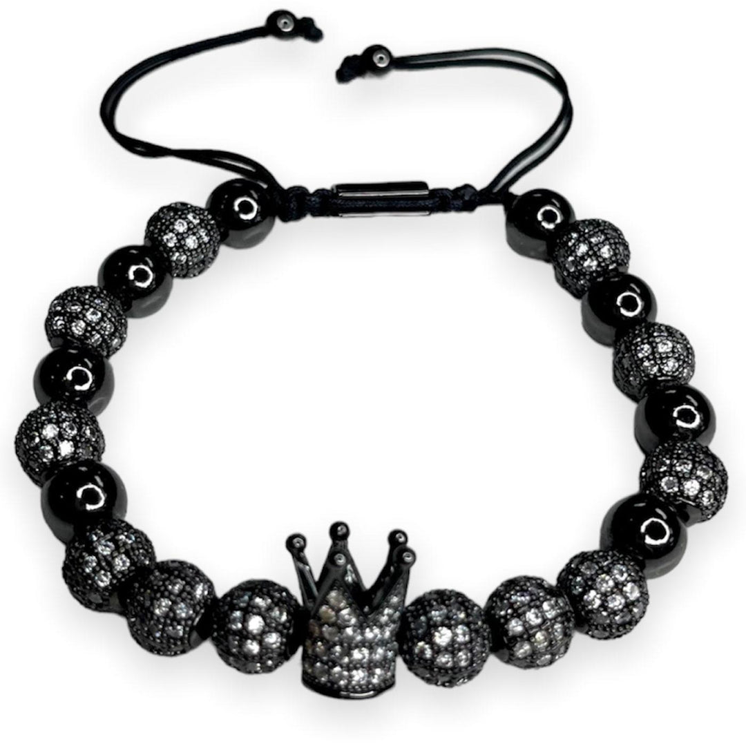 King Bead Bracelet (Black) | Urban Street Wear