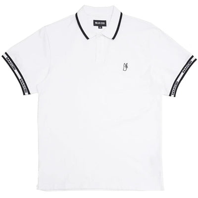 M365 Essential Polo Shirt (White) | Makobi