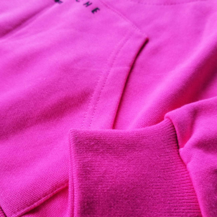 Clean Staple Hoody (Pink) Close Up | VIE+RICHE