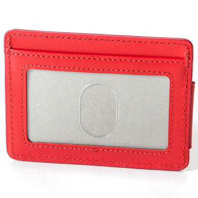 Big Chips & Cookies Money Clip Leather Card Holder (Red) Rear | Cookies SF