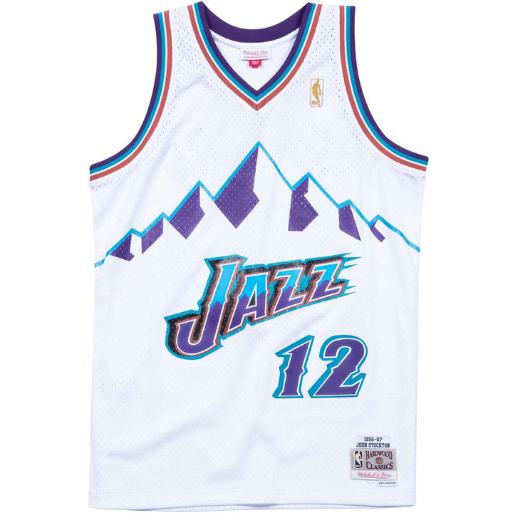 Swingman Jersey Utah Jazz 1996-97 John Stockton | Mitchell & Ness