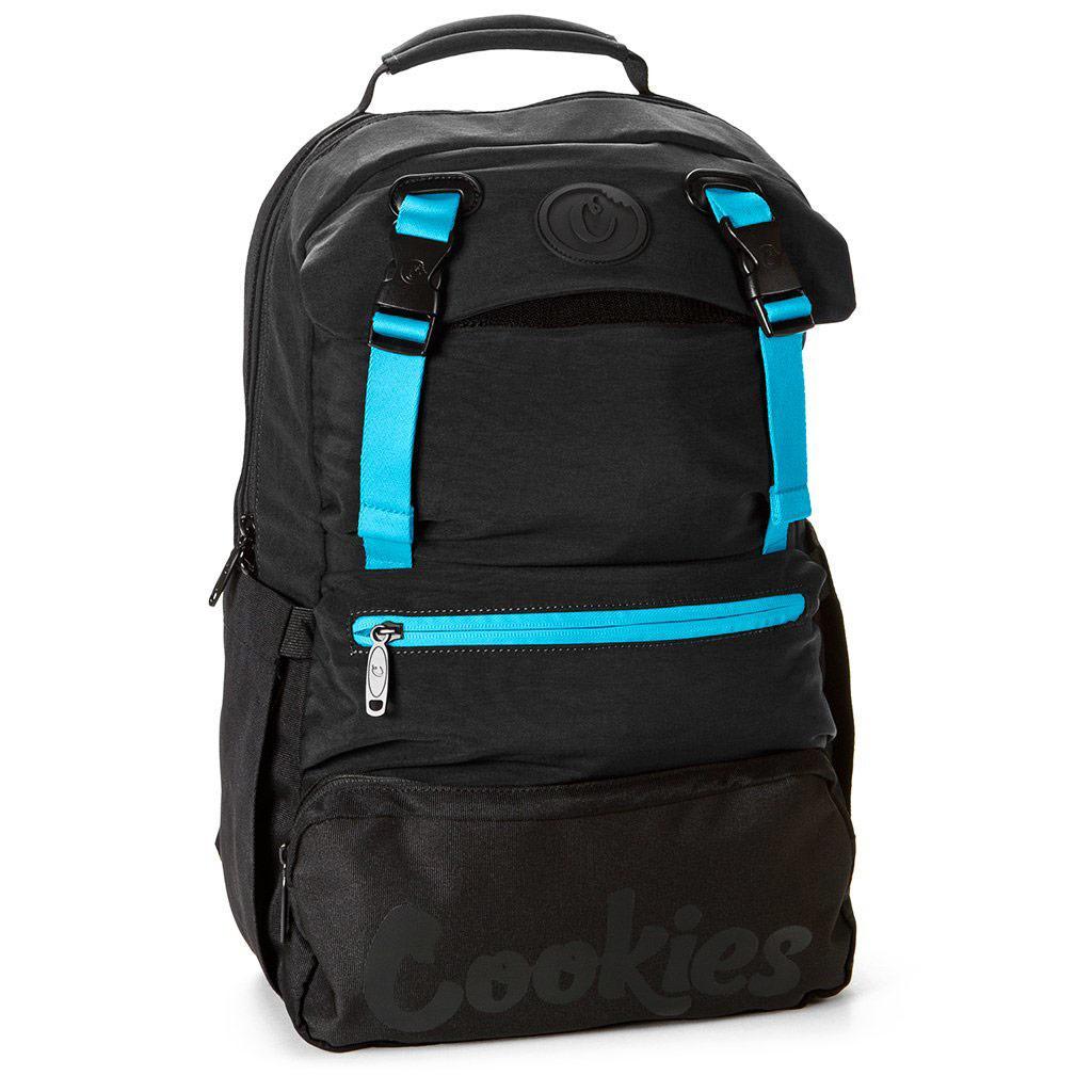 Parks Utility Sateen Bomber Nylon Backpack (Black) | Cookies Clothing