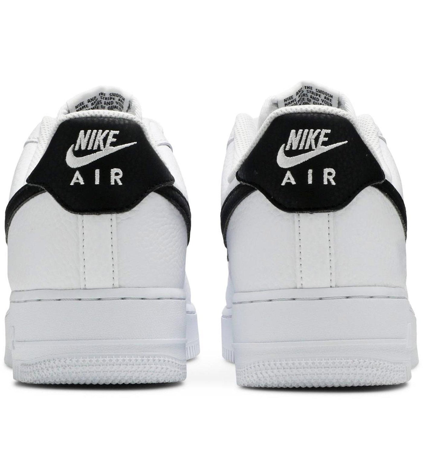 Nike Air Force 1 '07 'White Black' | CT2302 100 Rear