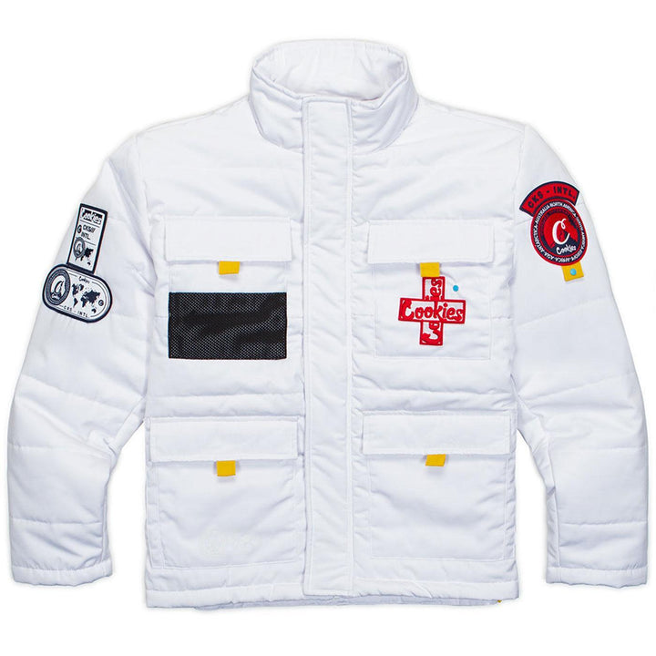 Mile High Puffer Jacket (White)