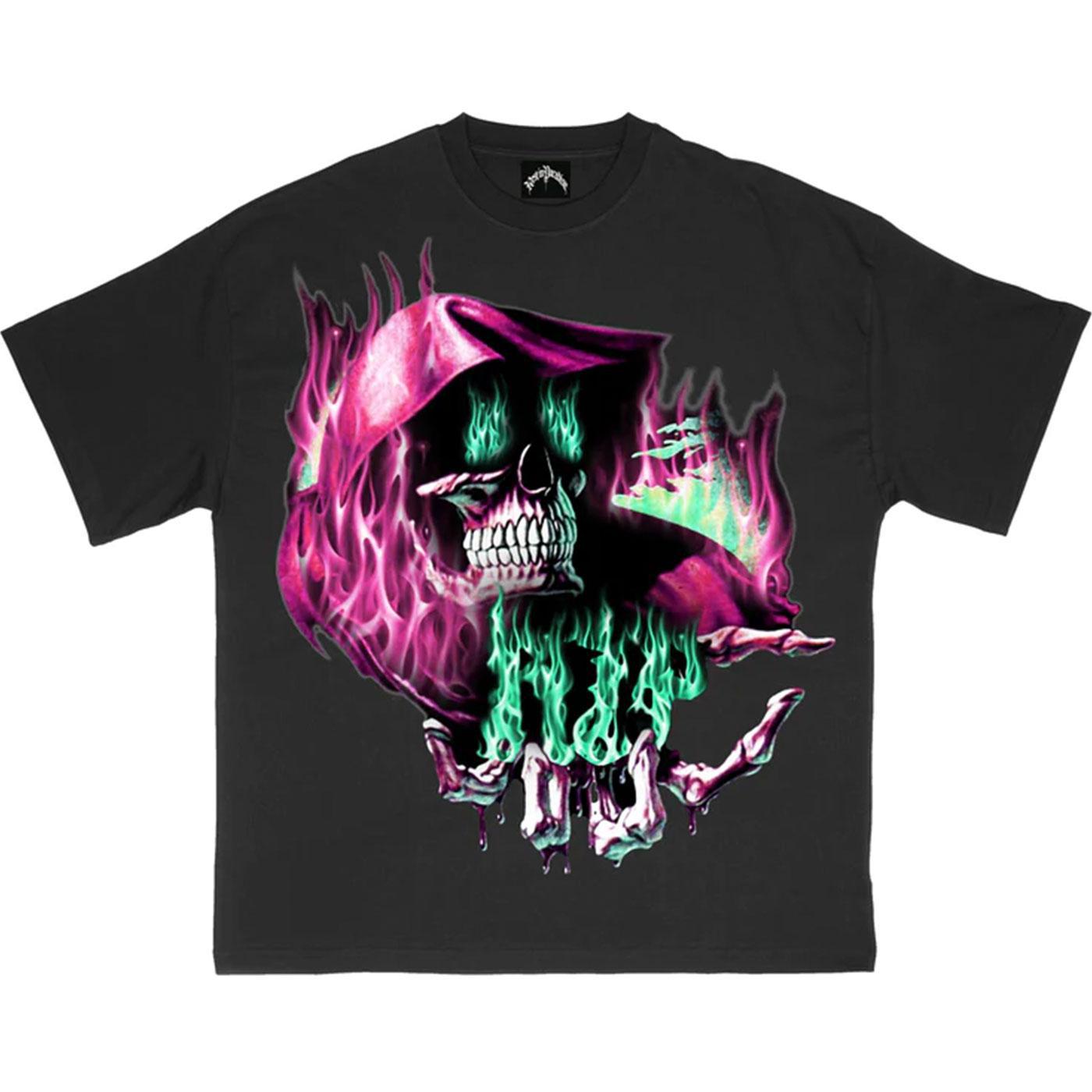 Reaper Flame Tee (Black) | Rest In Paradise