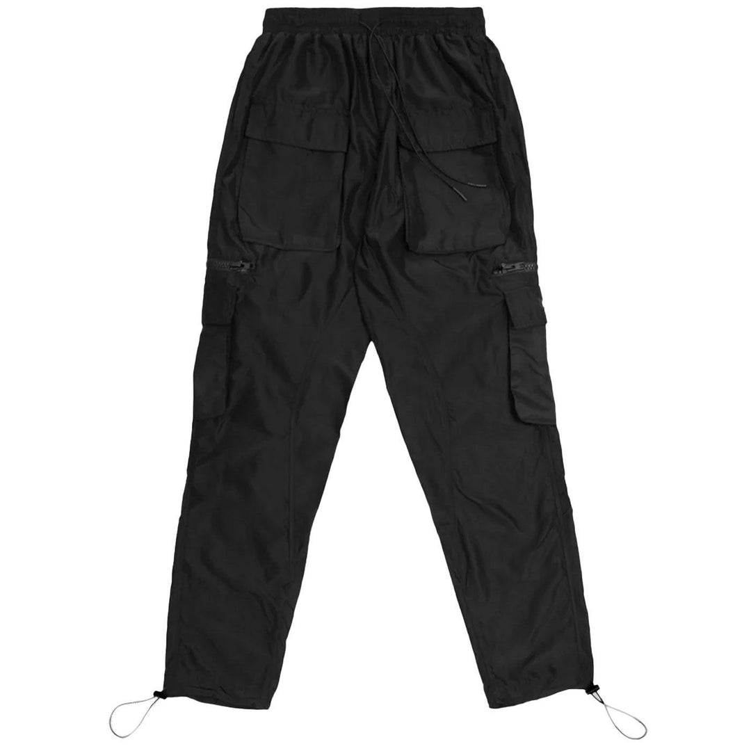 Everyday Nylon Cargo Pants (Black) | 8&9 Clothing Co.