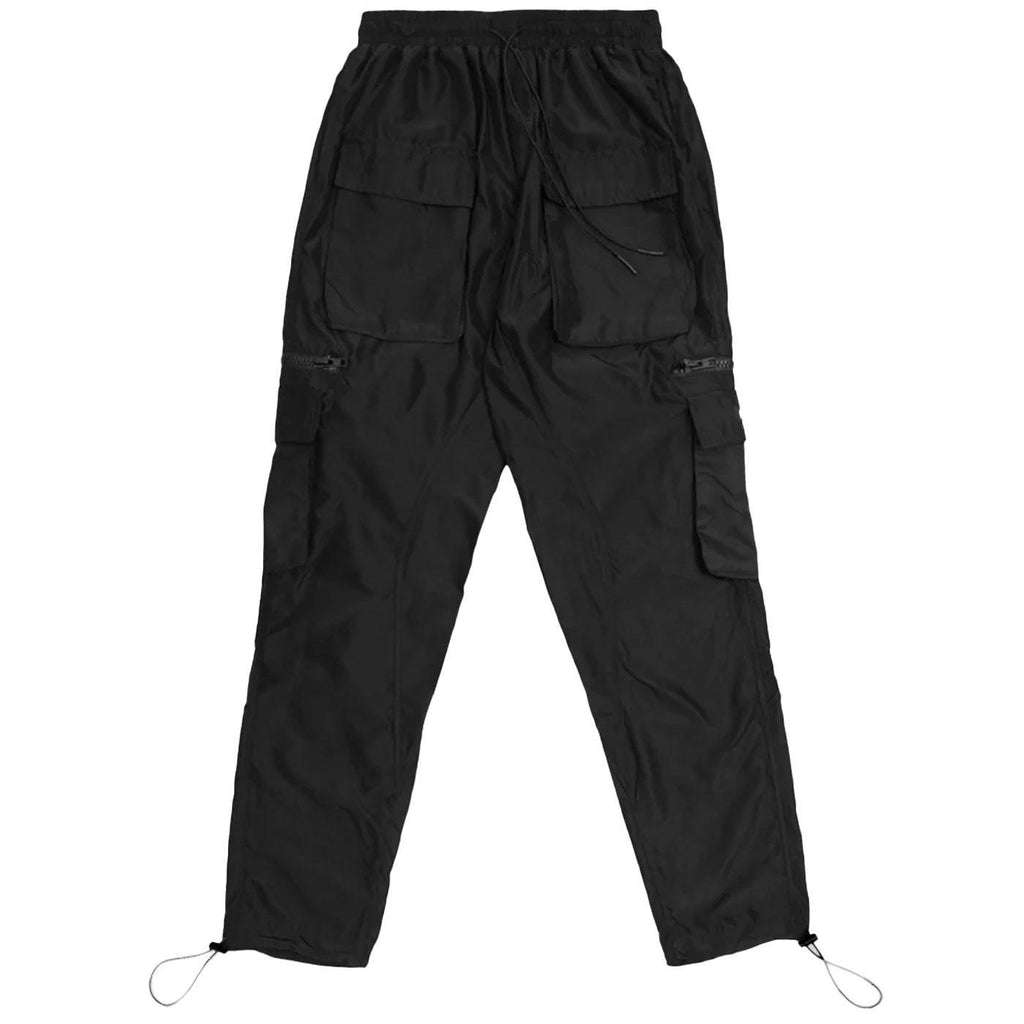 Everyday Nylon Cargo Pants (Black)