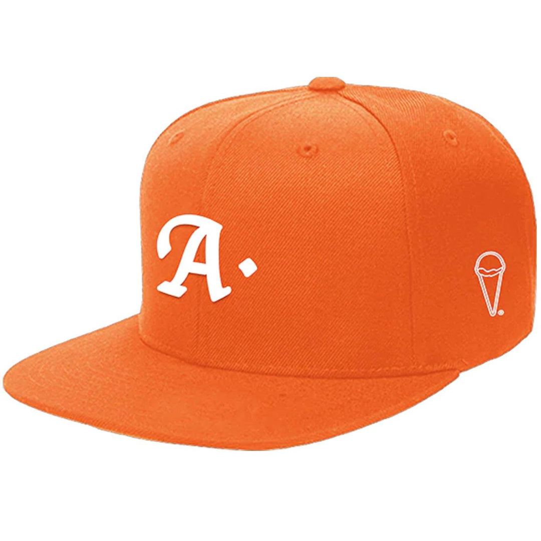 A Classic Logo Snapback Hat (Orange) | Apolo Apparel