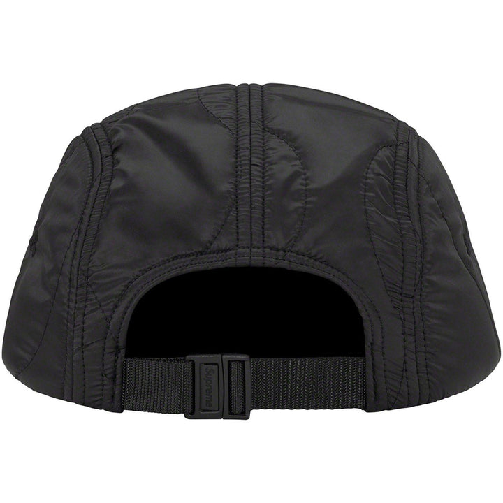 Supreme Quilted Liner Camp Cap (Black) Rear | USW
