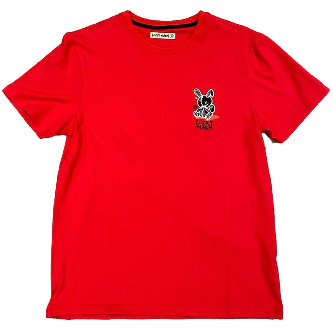 Lucky Charm Small Logo Tee (Red) | BKYS