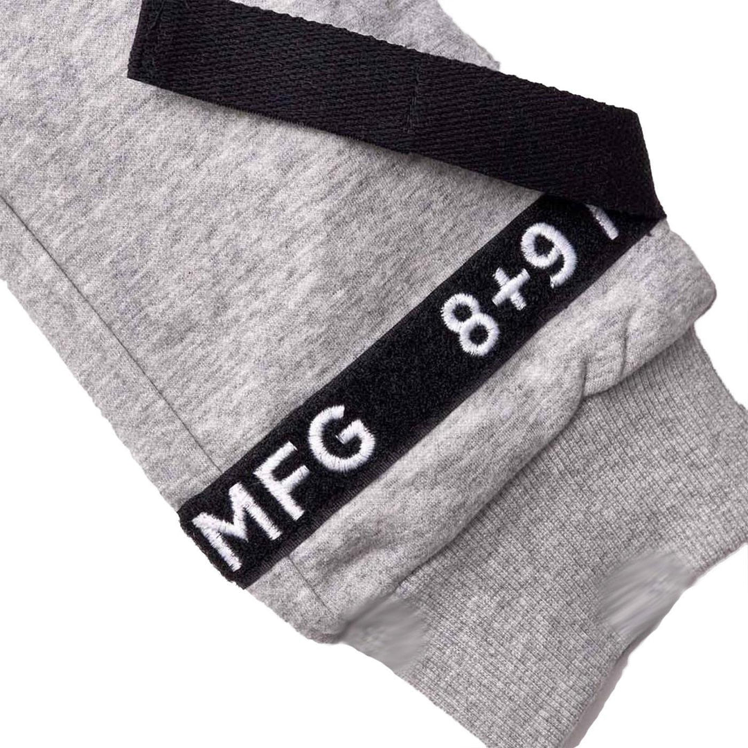Strapped Up Sweatpants (Grey) Strap | 8&9 Clothing Co.