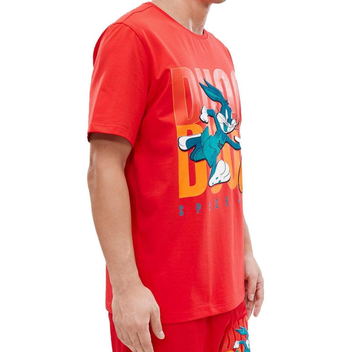 Bugs Space Jam 2 Basketball Tee (Red) Right | Freeze Max