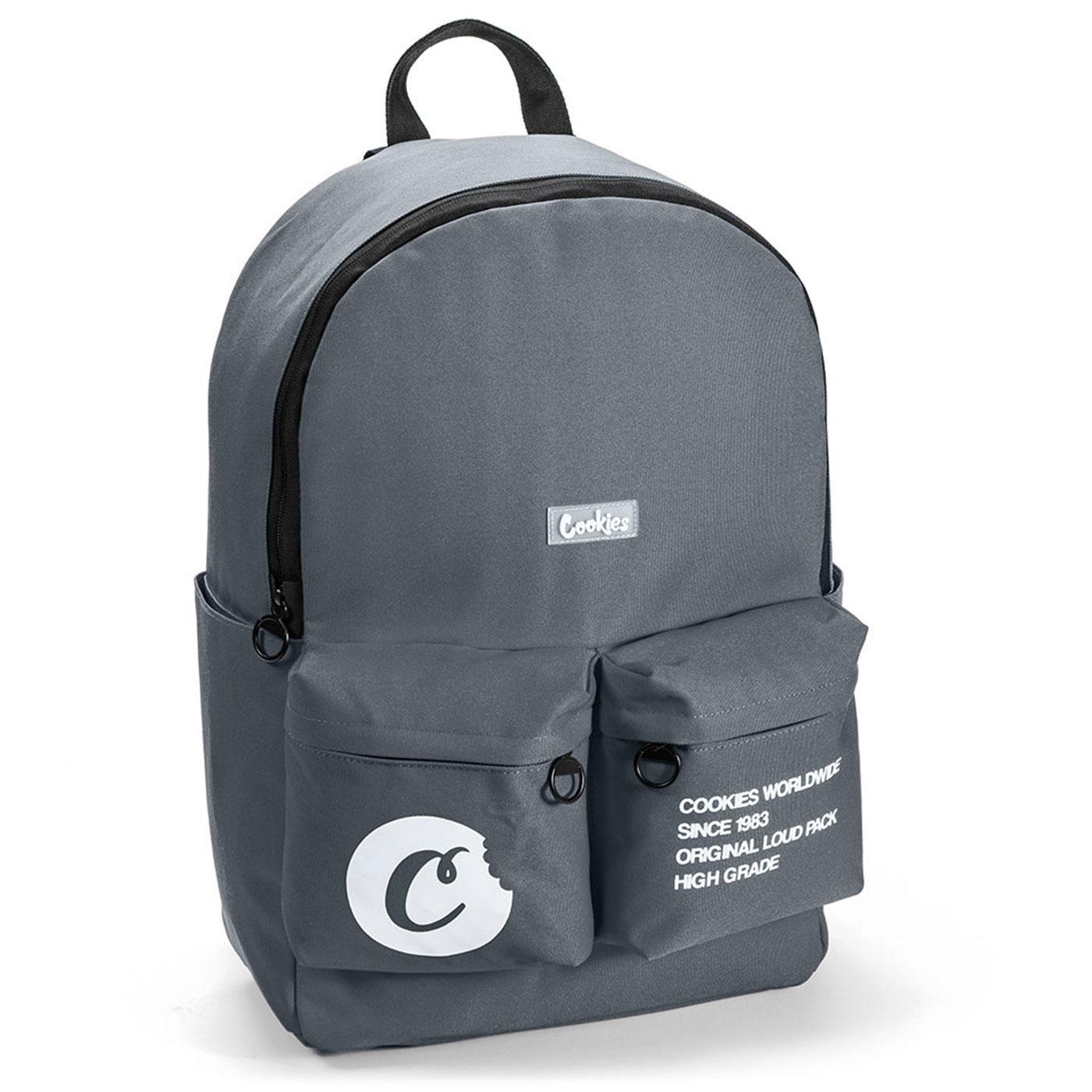 Orion Canvas Smell Proof Backpack (Grey) | Cookies Clothing