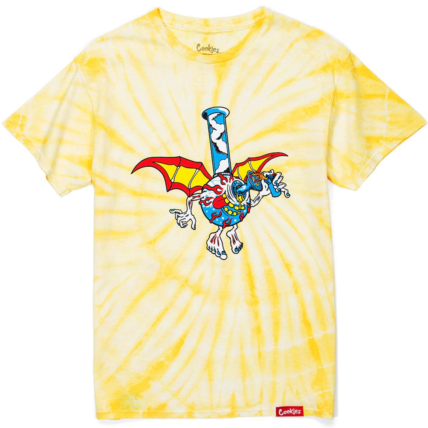 Bong Outta Hell Tie Dye Tee (Spider Yellow) | Cookies Clothing