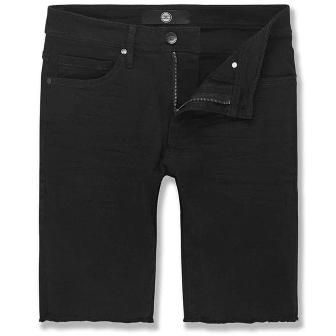 Nashville Retro Slub Shorts (Black) | Jordan Craig